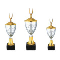 High Quality Stock Crystal trophy with Resin Base